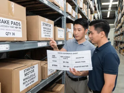 Wholesale replacement parts warehouse